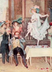 La viuda alegre: En la fiesta de la cena